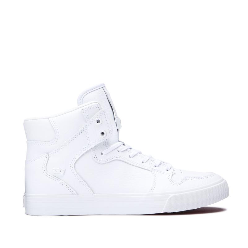 Zapatillas Altas Supra Argentina Mujer - VAIDER Blancas (HYUZV-3658)